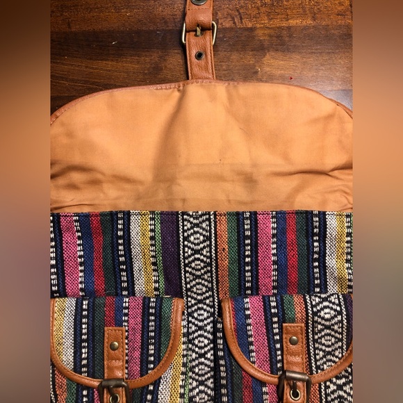 Boho crossbody handbag southwest coogie style multi print/color - Picture 7 of 16